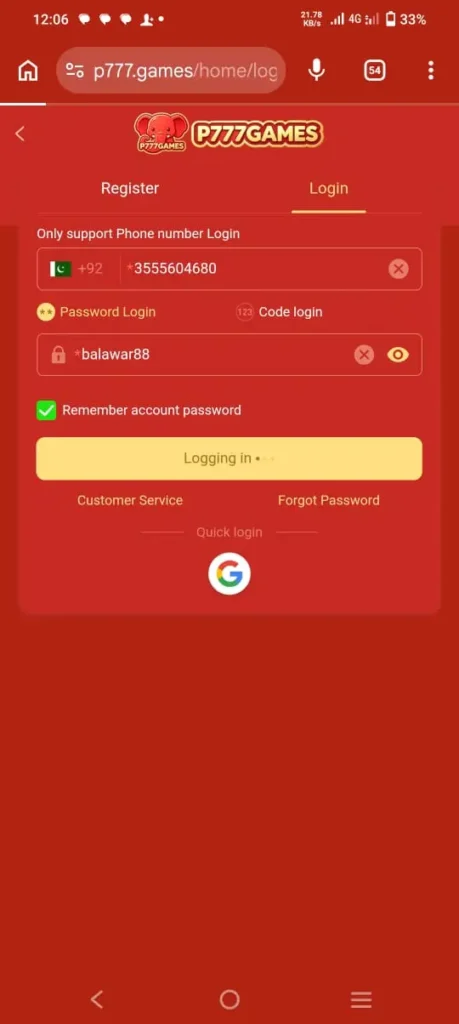 P777 Game APK